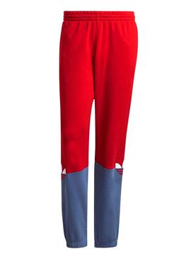 Pantalon Adidas Slice Trefoil Rouge pour Homme