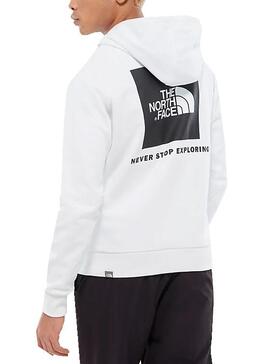 Sweat The North Face Raglan Blanc pour Homme