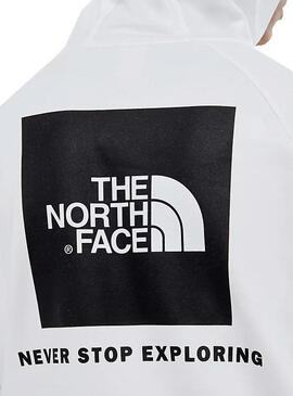 Sweat The North Face Raglan Blanc pour Homme