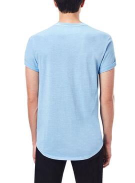 T-Shirt G-Star Lash Bleu pour Homme