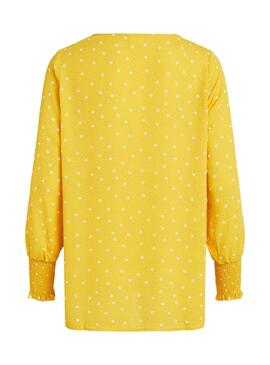 Chemise Vila Vidotties Jaune pour Femme