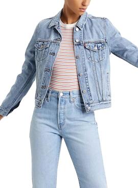 Veste Denim Levis Original  Camion Bleu Femme