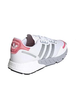 Baskets Adidas ZX 1K Boost Blanc pour Femme