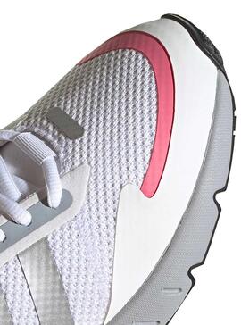 Baskets Adidas ZX 1K Boost Blanc pour Femme