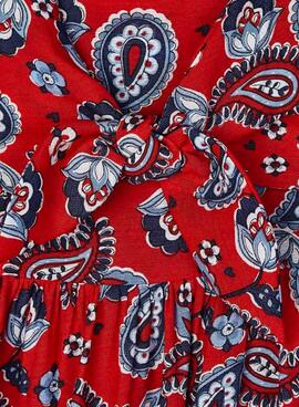 Robe Mayoral Poppy Print Rouge pour Fille