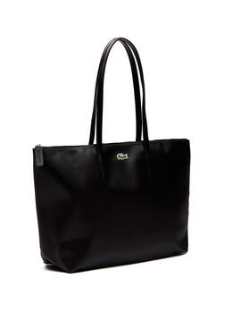 Lacoste L Sac Shopping Femme Noir