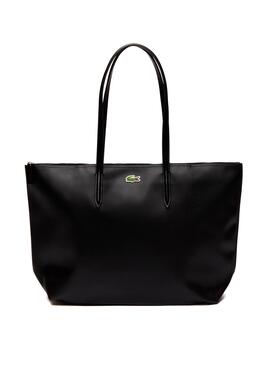 Lacoste L Sac Shopping Femme Noir