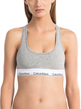 Bralette Calvin Klein Grey Femme