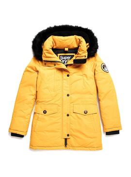 Parka Superdry Ashley Everest Ocre Pour Femme