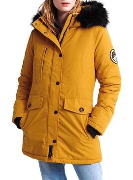 Parka Superdry Ashley Everest Ocre Pour Femme