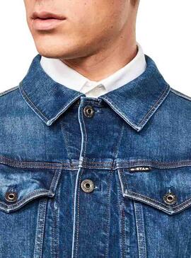 Veste Denim G-Star 3301 Slim pour Homme