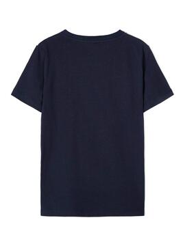 T-Shirt Name It Just dans Bleu marine pour Garçon