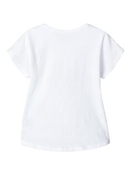 T-Shirt Name It  Valissa Blanc pour Fille