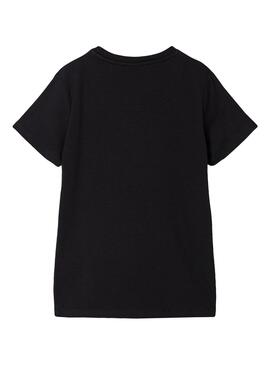 T-Shirt Name It Krister Noire pour Garçon