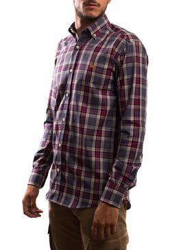 Chemise Klout Cadres Gris pour Homme