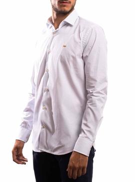 Chemise Klout Arrow Blanc et Bleu pour Homme