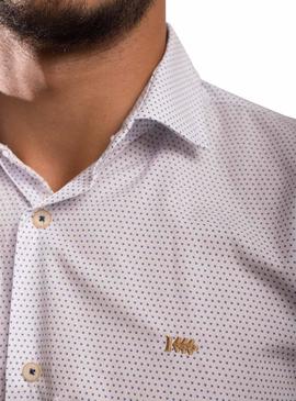 Chemise Klout Arrow Blanc et Bleu pour Homme