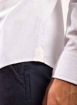 Chemise Klout Arrow Blanc et Bleu pour Homme