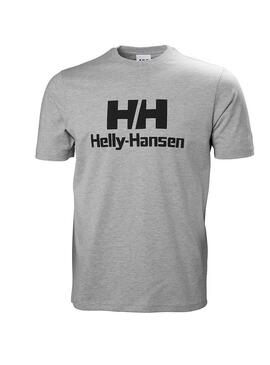 T-Shirt Helly Hansen Logo Gris