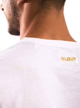 T-Shirt Klout Basic Blanc pour Homme