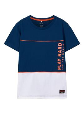 T-Shirt Name It Keko Bleu pour Garçon