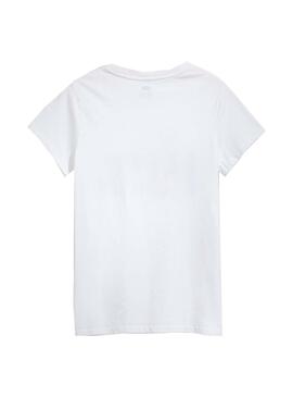 T-Shirt Levis Cactus 90S Serif Logo Blanc Femme