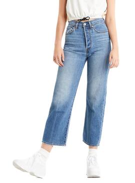 Jeans Levis Ribcage Mid pour Femme