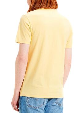 T-Shirt Levis Basic Jaune pour Homme