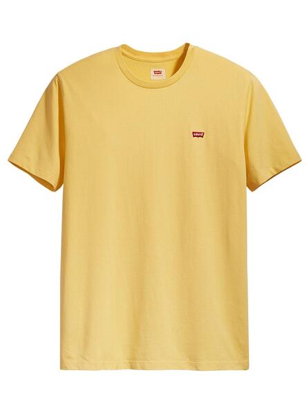 T Shirt Levis Basic Jaune pour Homme