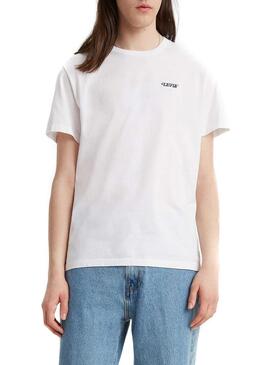 T-Shirt Levis West Blanc pour Homme