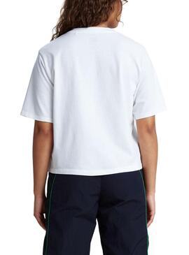 T-Shirt Levis Snoopy Torch Boxy Blanc pour Femme