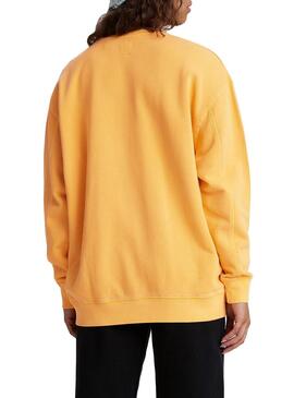 T-Shirt Levis Snoopy Jaune Unbasic pour Femme