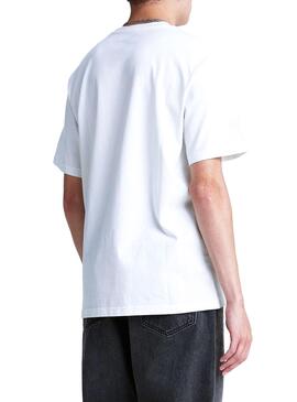 T-Shirt Levis Logo Snoopy Blanc Détendu Homme