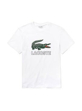 T-Shirt Lacoste TH6386 Blanc Hommes