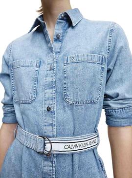 Robe Calvin Klein Jeans Ceinture en denim pour Femme