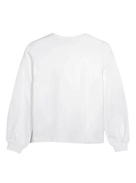 T-Shirt Mayoral Ensemble Blanc pour Fille