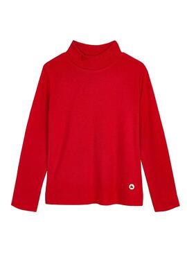 Pull Mayoral Canal de base Rouge pour Fille