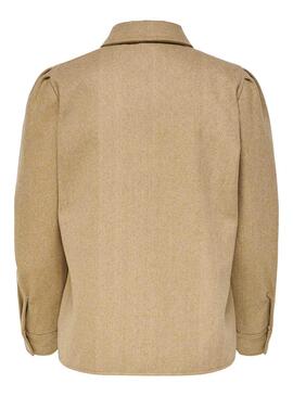 Chemise Only Eilena Beige pour Femme