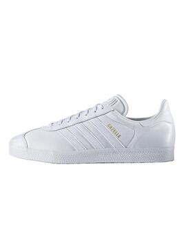 Baskets Adidas Gazelle Blanc Piel Homme Femme