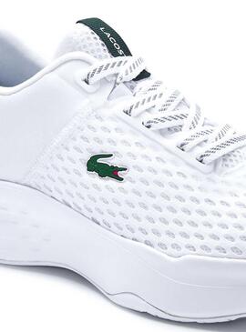 Baskets Lacoste Court Drive Blanc pour Femme