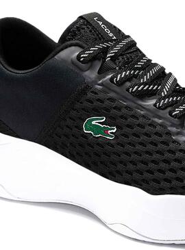 Baskets Lacoste Court Drive Noire pour Homme