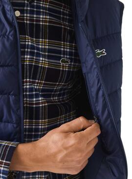 Gilet Lacoste Basic Bleu pour Homme