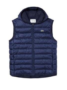 Gilet Lacoste Basic Bleu pour Homme