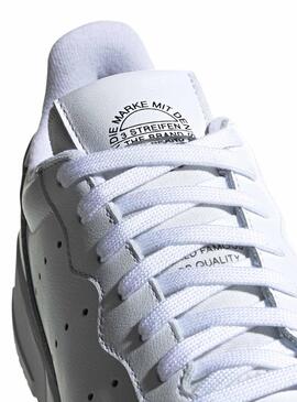 Baskets Adidas Supercourt Leather Blanc De Homme