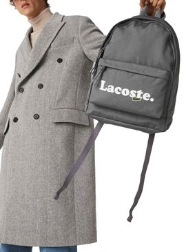 Sac à dos Lacoste Italic Gris pour Homme