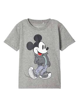 T-Shirt Name It Mickey Gris