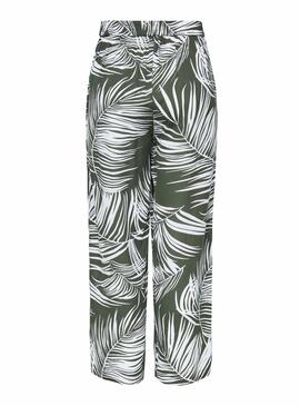 Pantalon Only Augustina Vert pour Femme