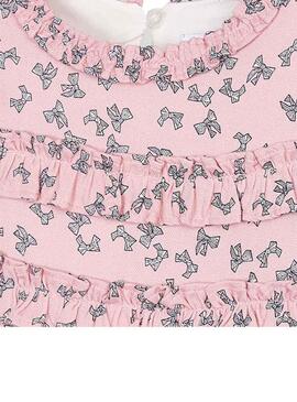 Robe Mayoral Noeuds Rose pour Fille