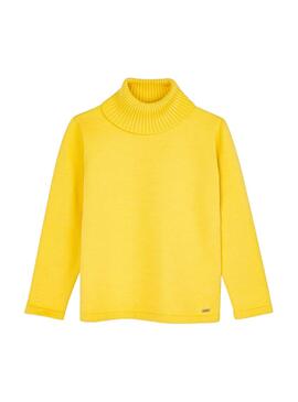 Pull Mayoral Swan Knitting Jaune pour Fille
