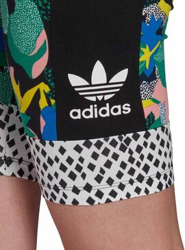 Leggings Adidas Cyclisme Multicolore pour Femme